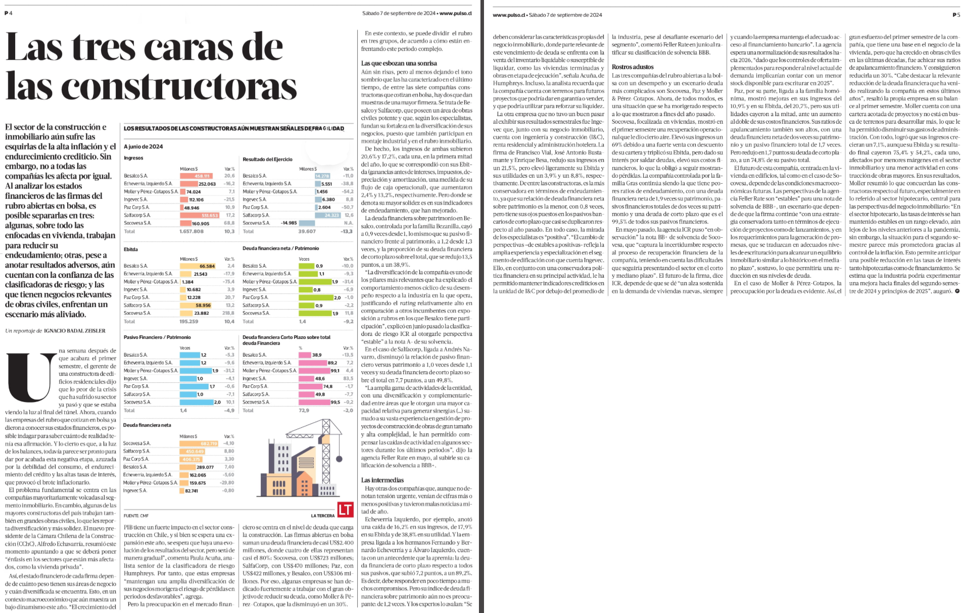 Las tres caras de las constructoras